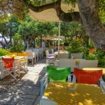 Outdoor Greek Restaurant