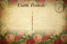 Postcard Love Roses Vintage