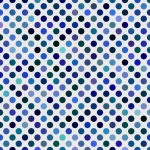 Dots Background Blue White