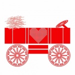 Red Wagon Illustration