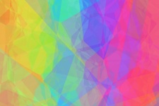Rainbow Pattern Geometric Art