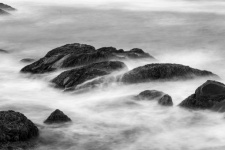 Rocks With Water In Motion