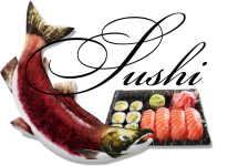 Sushi Salmon Art