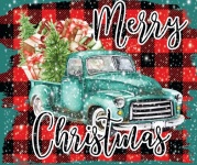 Vintage Christmas Truck