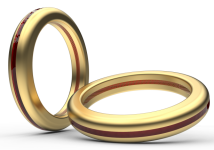 Wedding Rings Isolated