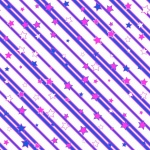 Christmas Paper Stripes Stars