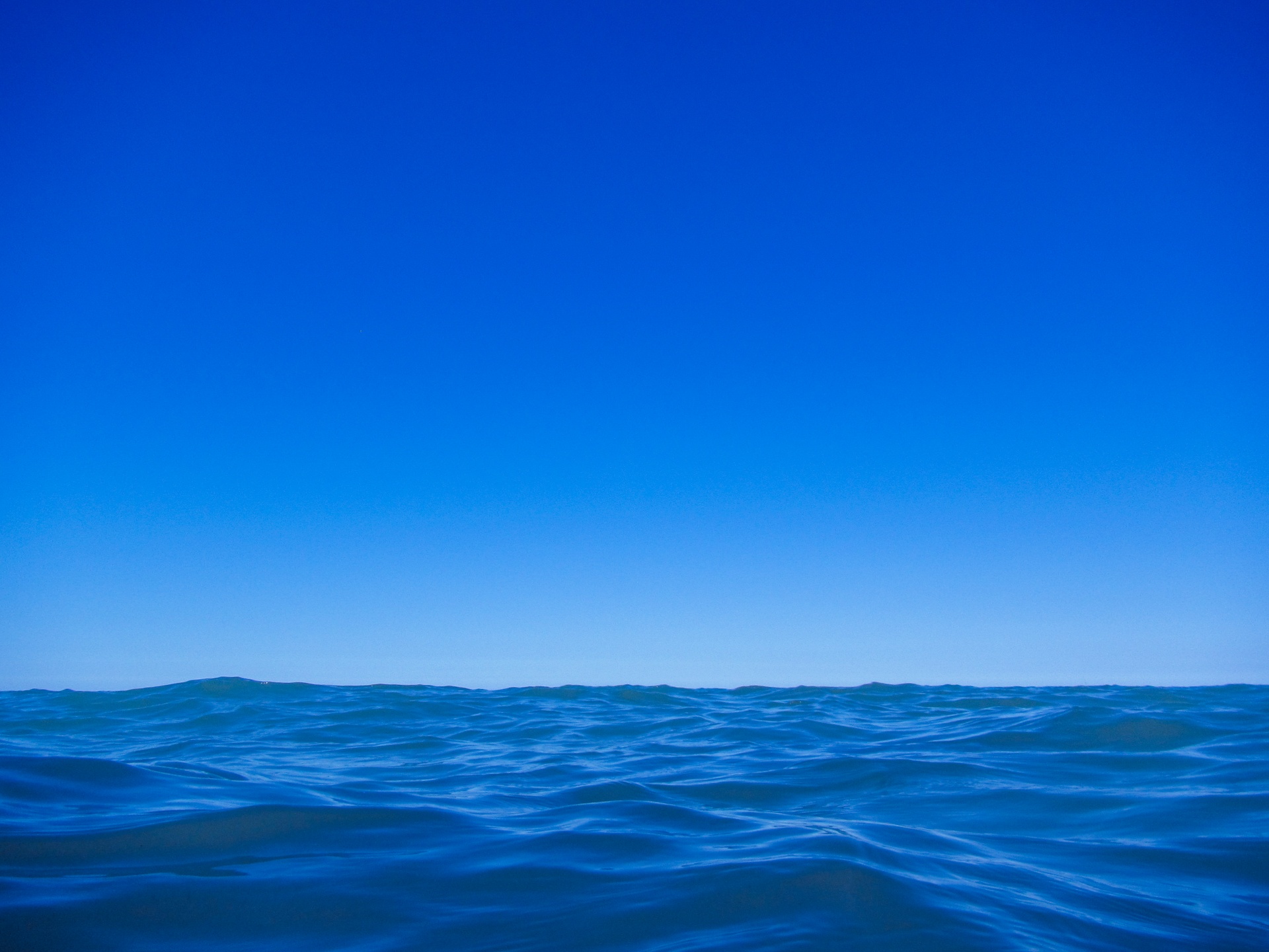 Blue Sea And Sky Background