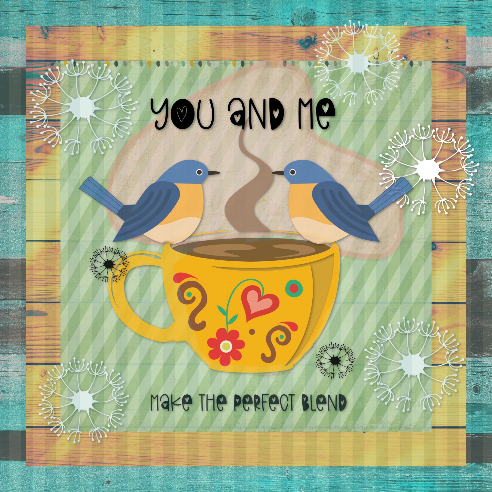 Coffee Theme Valentine's Day Card