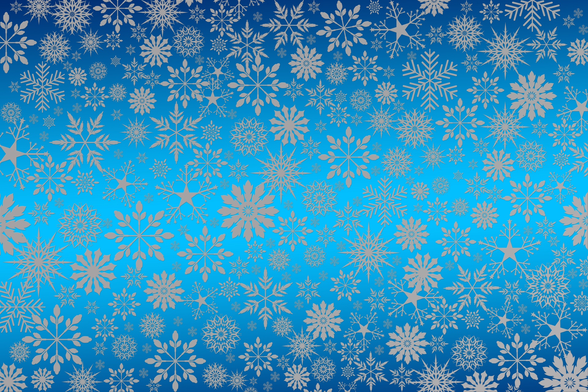 Abstract snowflakes and ice crystals