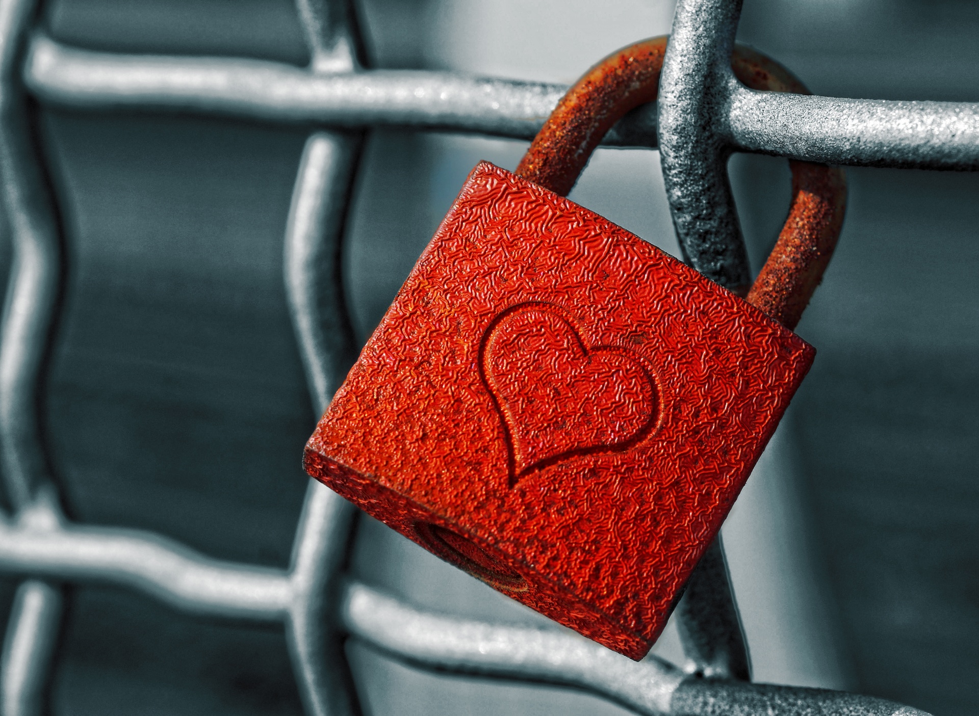 Lock Heart Love Fence
