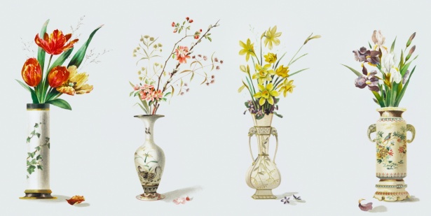 Kytice váza vintage staré Stock Fotka zdarma - Public Domain Pictures
