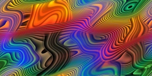 Abstract Waves Stripes Pattern