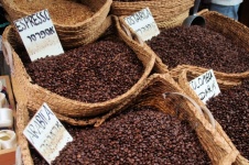 Bags Of Coffee Beans In Market