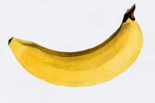Banana Fruit Vintage Painting