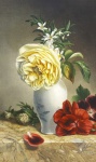 Flowers Vase Art Old