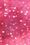 Bokeh Hearts Background Paper