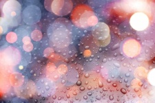 Bokeh Background Raindrops