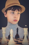 Boy With Chess