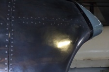 Curve On Nose Of Old Sabre Jet