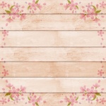 Floral Wood Digital Paper