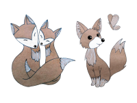 Foxes Figure Set