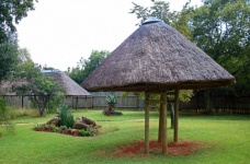 Gazebo With Thatched Roof