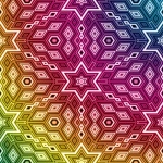 Geometric Pattern Background Colorful