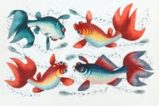 Goldfish Koi Fish Vintage