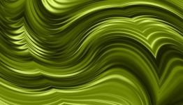 Green Background Abstract Lines