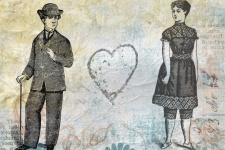 Vintage Valentine Couple