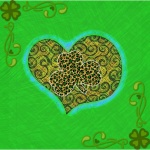 St. Patrick&039;s Day Heart And Clover