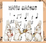 Easter Rabbit Musicians