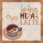 Coffee Latte Poster