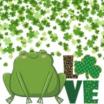 St. Patrick&039;s Day Frog