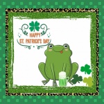 St. Patrick&039;s Day Frog