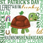 Turtle St. Patricls Day Poster
