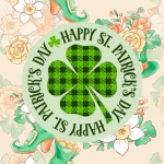 St. Patrick&039;s Day Greeting Poster