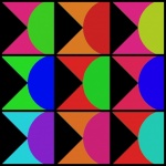 Colorful Geometric Modern Art