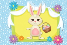 Cute Easter Bunny Poster