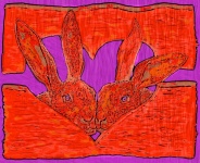 Contemporary Art Easter Bunny