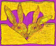 Contemporary Art Easter Bunny