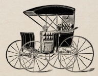 Old Carriage Vintage Art