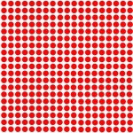 Large Red Dot Pattern