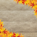 Leaves On Wood Digital Paper