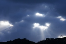 Light Breaking Through Dark Cloud