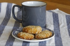 Mug Of Tea And Cookies