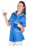 Nurse With A Glass Of Water