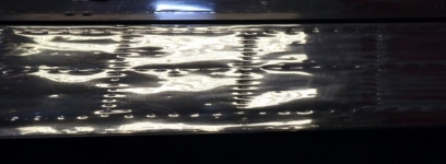 Polished Edge Of Aircraft Wing