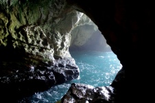 Rosh HaNikra Cave By Blue Sea