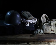 Steel Helmet And Military Items